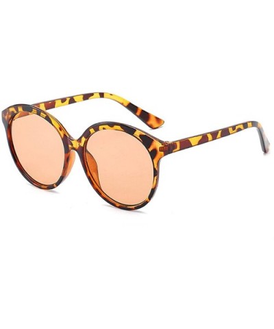 Vintage Classic Retro Sunglasses for women metal Resin UV400 Sunglasses - Brown - CW18T2TGKW9 $12.63 Oversized