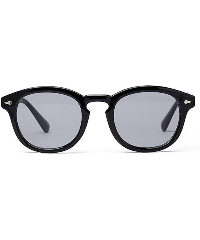 Vintage Johnny Depp Round Sunglasses Tint Lens Nerd Colorful Eyewear See Through Film Tony stark Glasses - 5 - CE18AK6DEHS $8...