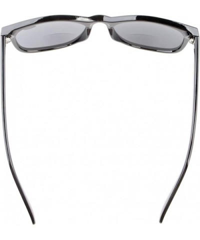 Classic Bifocal Sunglasses Men Women Black Frame - Black - C018U9EGL7G $5.12 Square