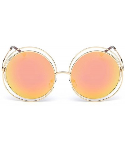 Unisex Fashion Sunglasses Sports Sunglasses Stylish Retro Vintage Round Frame UV Glasses Sunglasses - G - CX193XEEH6G $6.05 S...