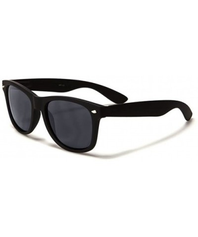 Classic Retro Sunglasses with UV Protection - Matte Black - C918DNGWLGD $7.57 Wayfarer