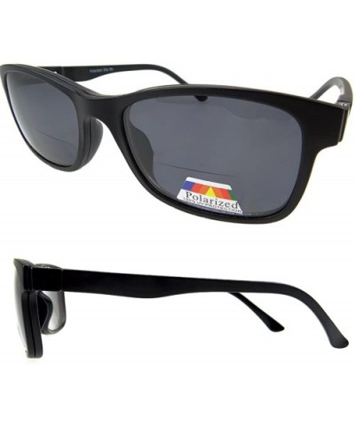 Polarized Bifocal Readers. Bifocal Glasses & Easy Magnetic Polarized Clip-On - Black - CN12O0IQSV1 $13.90 Square