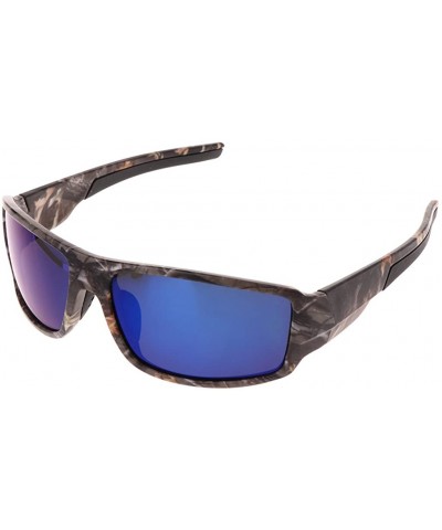 Cycling Polarized Sunglasses Outdoor Fishing Sports Spectacles UV400 - Blue - CO18K2ERGOU $7.06 Sport