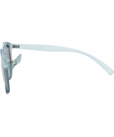 Plastic Bifocal Reading Sunglasses Round Style For Women - Blue - CQ18R96TWTW $9.41 Round