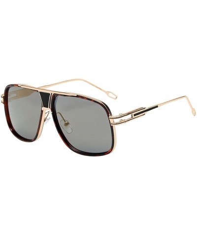 Sunglasses Vintage Oversized Glasses Rectangle - A - CO18QTH234S $6.37 Rimless