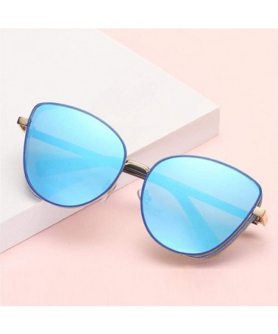 Classic Cat Eye Sunglasses Women Retro Sun Glasses Shades Female Luxury Designer UV400 Sunglass - Pink Gold Pink - CQ198GDK2U...