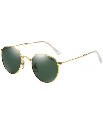 Polarized Sunglasses Folding Browline Chaofanjiancai - Green - CQ18WIR2E4I $19.03 Round