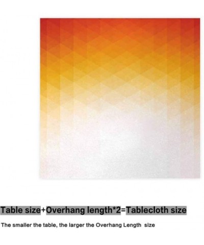 Geometric Square Tablecloth Triangle Gradient - Color04 - C2197RIRXYX $38.83 Square