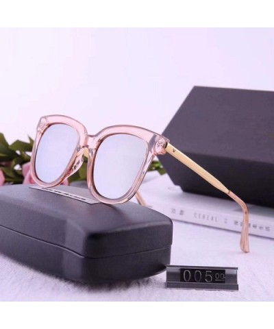 Polarized Sunglasses Men's and Women's Sunglasses Fashion Retro Square Polarized Sunglasses - CL18X8X4X9E $36.78 Square