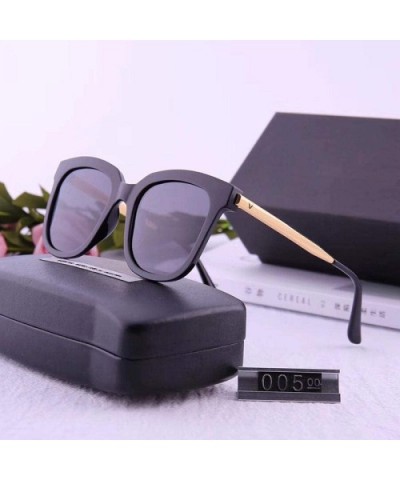 Polarized Sunglasses Men's and Women's Sunglasses Fashion Retro Square Polarized Sunglasses - CL18X8X4X9E $36.78 Square