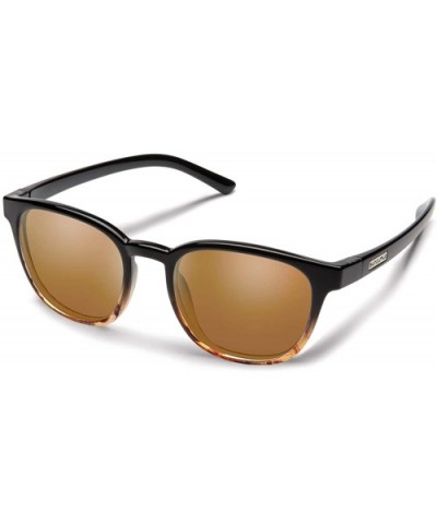 Montecito Injection Molded Sunglasses - Tortoise Fade / Polarized Brown - C4196T8N0RE $38.92 Square