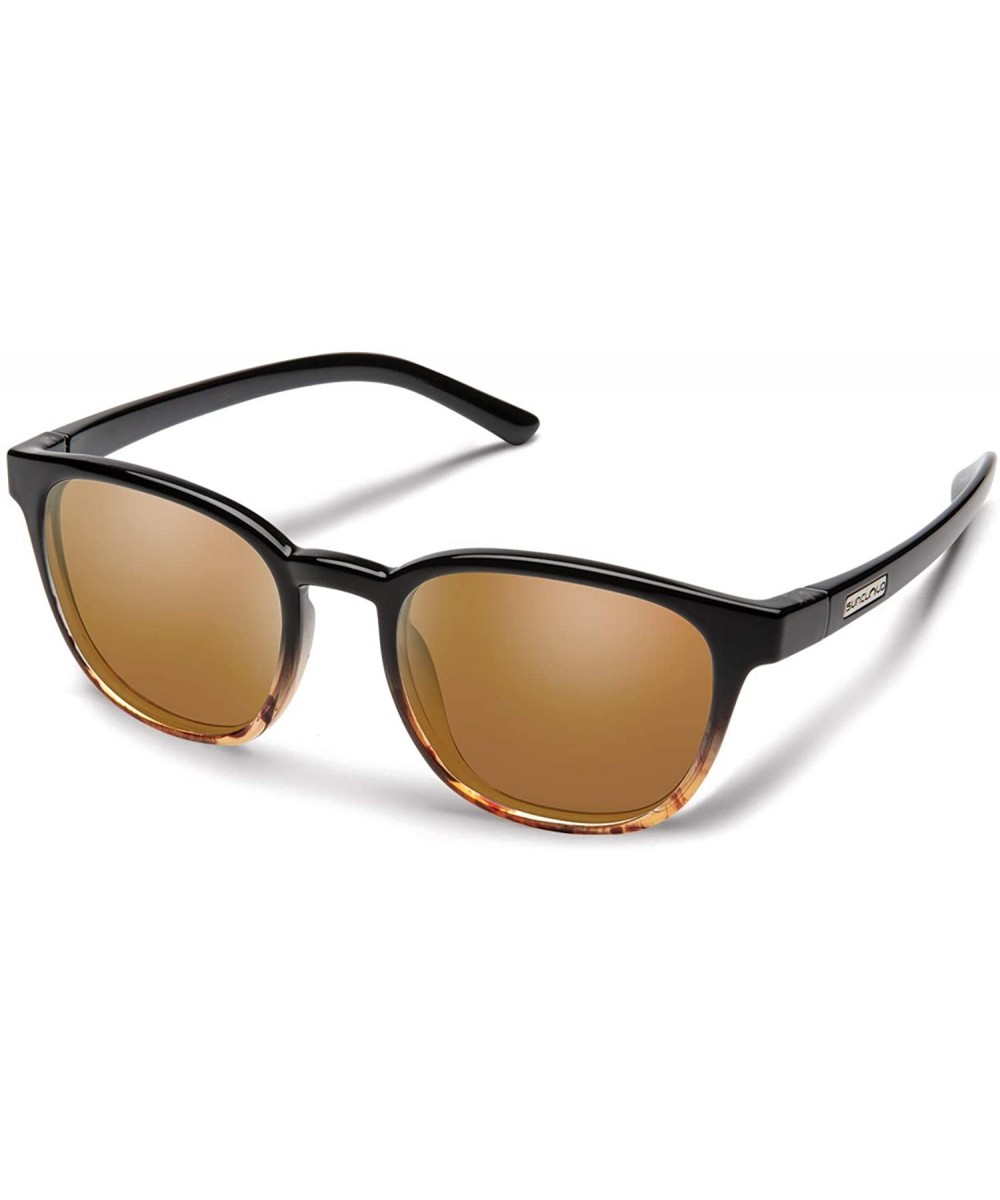 Montecito Injection Molded Sunglasses - Tortoise Fade / Polarized Brown - C4196T8N0RE $38.92 Square