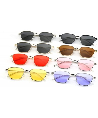 Ultralight Fashion Lady Brand Designer Oval Small Frame sunglasses Vintage men Sun glasses UV400 - CN18S66885O $8.62 Oval