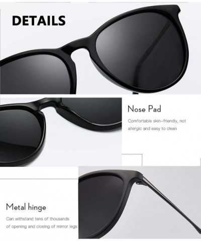 Polarized Sunglasses for Men or Women Classic Frame Driving Classic Retro Designer Sun glasses 100% UV Blocking - CE18A4S73A2...