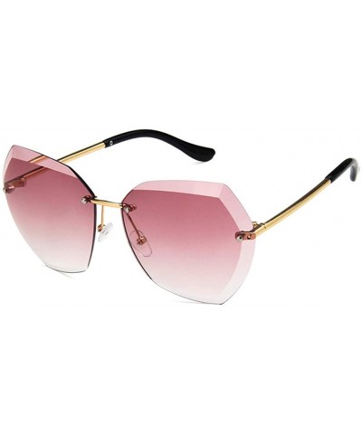 Unisex Sunglasses Fashion Pink Mercury Drive Holiday Polygon Non-Polarized UV400 - Purple - CK18RLIW4WO $6.62 Square