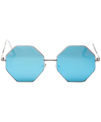 Women Vintage Eye Sunglasses Retro Eyewear Square Oversized Sunglasses Fashion Radiation Protection - D - CQ18R8GIYY4 $9.25 O...