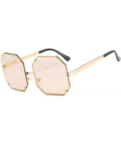 Ladies Retro Square Sunglasses Men and Women Gradient Sunglasses UV400 Glasses - C5 - CS18U45RX9U $21.06 Square