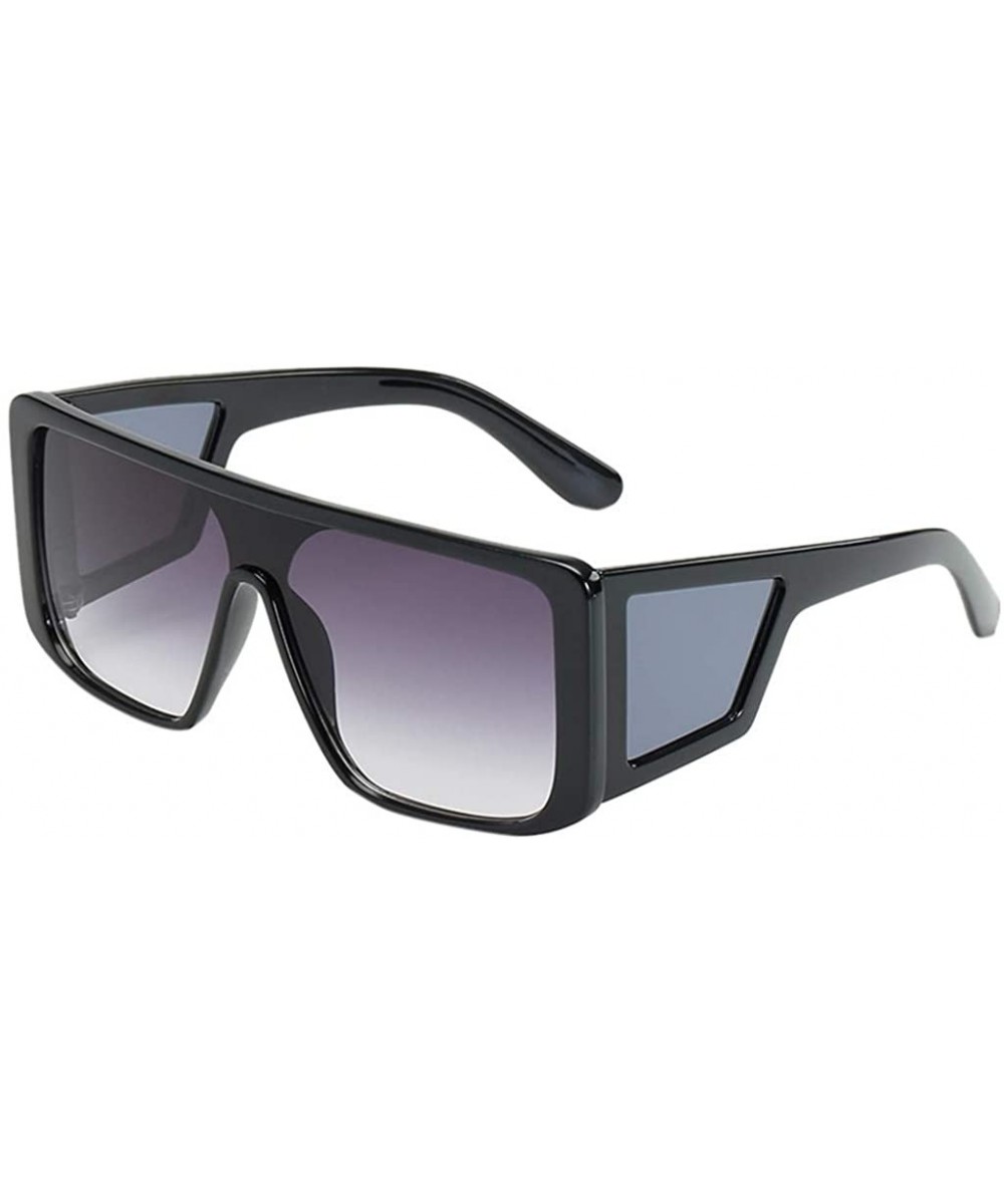 Sunglasses Mens Polarized Irregular - B - CX18TYLKLYX $6.73 Round