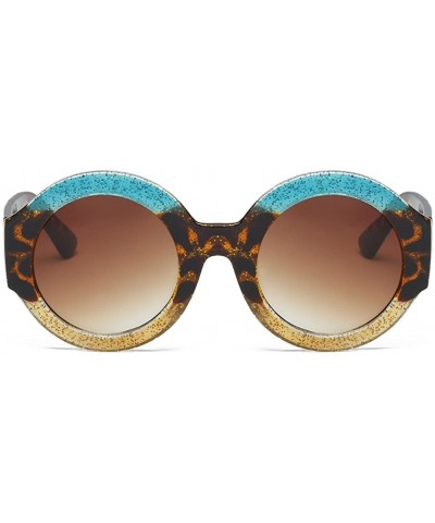 Oversized Sun Glasses- Two-Tone Sunglasses for Women S1045-6 - S1046-c3 - CE18EMUC0OI $16.83 Oversized