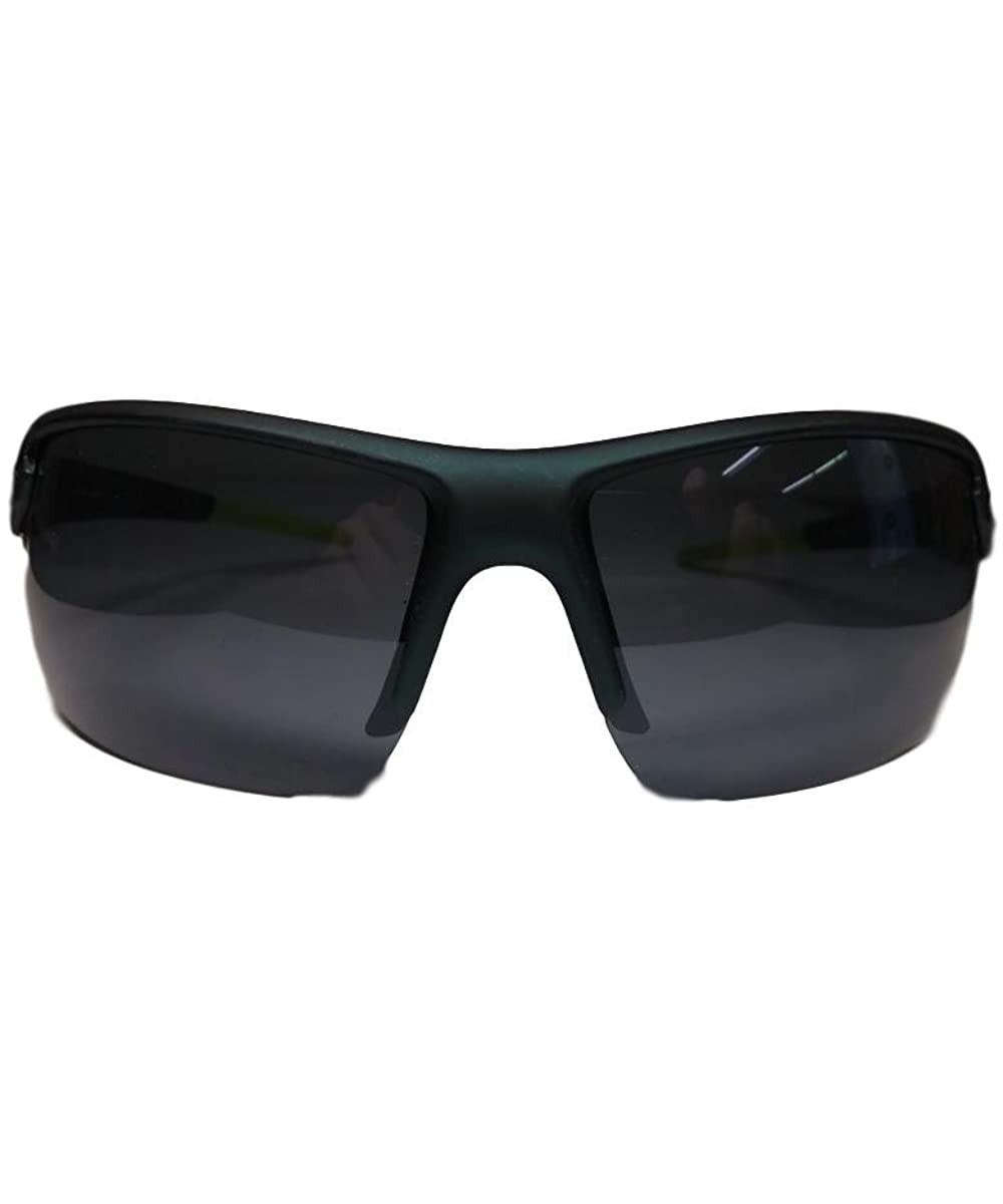 Ironman Rush Turq/green Spot Sunglasses Half Frame with 100% UVA/UVB Protection Shatter Resistent Lenses - CJ18DZTGA5M $13.65...