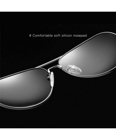 Driving Sunglasses for Men/Women Polarized UV Protection Small Face Aviator Sunglasses and Outdoor Sports - Black - CC199C0EM...