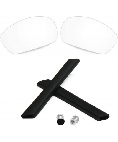 Replacement Lenses & Thru Bolt & Earsocks Kits Jawbone/Racing Jacket - Crystal Clear-non Polarized - C418I3CMU83 $25.16 Goggle