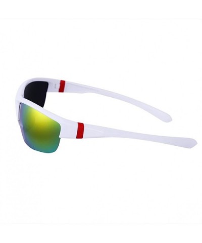 Men Women UV400 Protection Sports Sunglasses Eyeglasses for Driving Fishing Travel Outdoor Sports - B - CI1908QELRT $7.61 Sport