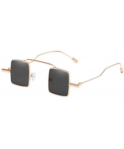 Retro Trend Sunglasses Fashion Square Sunglasses for Men and Women - C2 - CI18D4K848W $6.89 Square
