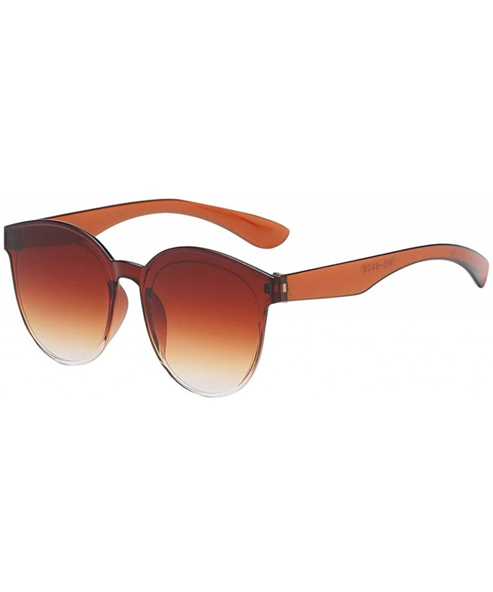 Classic Aviator Mirrored Flat Lens Sunglasses Metal Frame with Spring Hinges - N - CL199AWN69E $7.37 Oversized