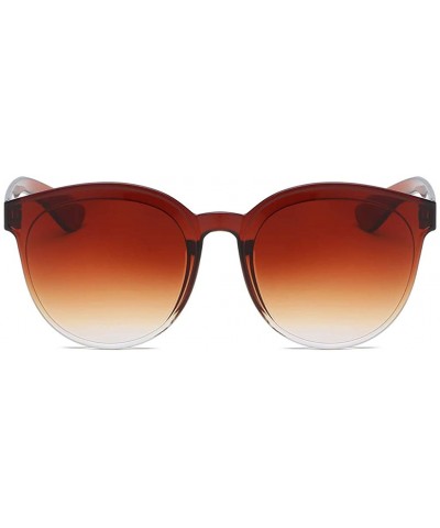 Classic Aviator Mirrored Flat Lens Sunglasses Metal Frame with Spring Hinges - N - CL199AWN69E $7.37 Oversized