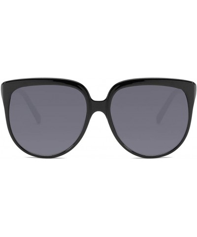 Oversized Vintage Big Frame Colorful Sunglasses Glasses Retro Style Unisex Adult - Black - CJ196WX9O0D $5.70 Oversized