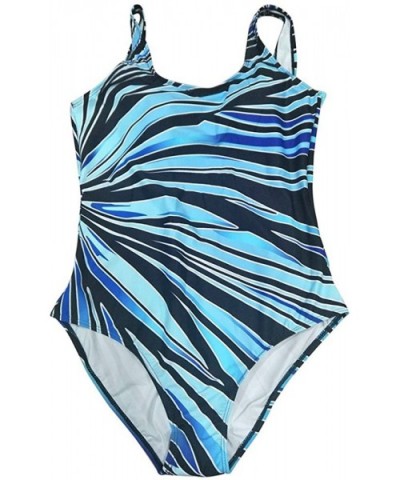 Casual Swimsuits for Womens Swimming Costume Padded Swimsuit Monokini Push Up Bikini Sets Swimwear - D-blue - CY18RCGTMSC $9....