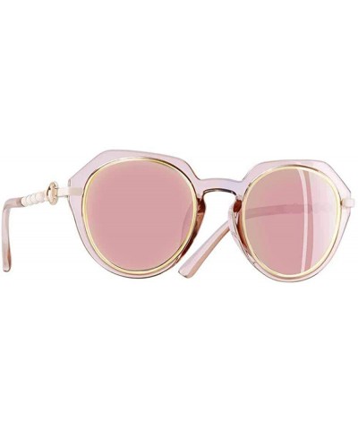 Polarized Sunglasses Women 2019 Classic Sun Glasses Female C1Gray - C2pink - CN18Y3NR98A $11.61 Aviator