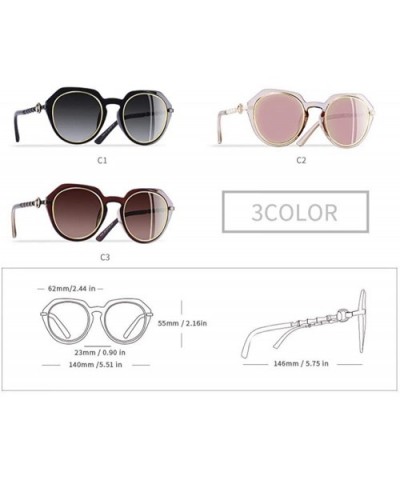 Polarized Sunglasses Women 2019 Classic Sun Glasses Female C1Gray - C2pink - CN18Y3NR98A $11.61 Aviator