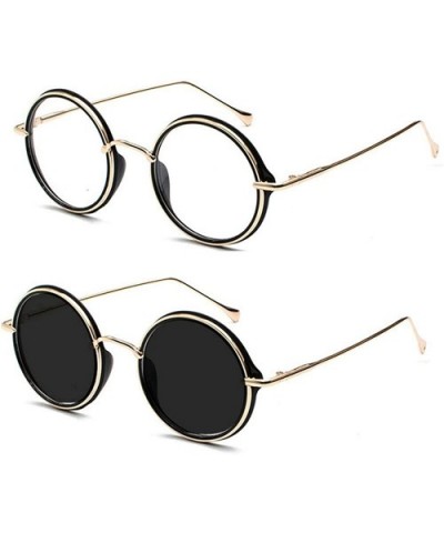 Transition Sunglasses Photochromic myopia Eyeglasses Finished Women Round Computer Optical Glasses Frame - C4198CQ8O9L $19.54...