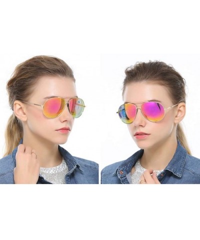 Sunglasses Polarized Anti ultraviolet Travelling Ultra light - Pink - CN18WLDAUCN $19.00 Oval