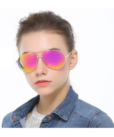 Sunglasses Polarized Anti ultraviolet Travelling Ultra light - Pink - CN18WLDAUCN $19.00 Oval