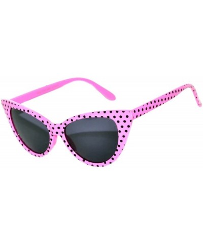 20 Pirs Wholesale Lot Cat Eye Sunglasses Colored Plastic Frame Colored Lens - CB18CGL69WQ $24.27 Goggle