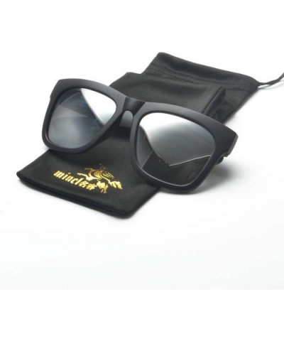 Ultra light Lady Fashion Brand Designer Square Frame Polarized Sunglasses Mens Goggle - Silver - CV18T69IT0T $7.67 Square