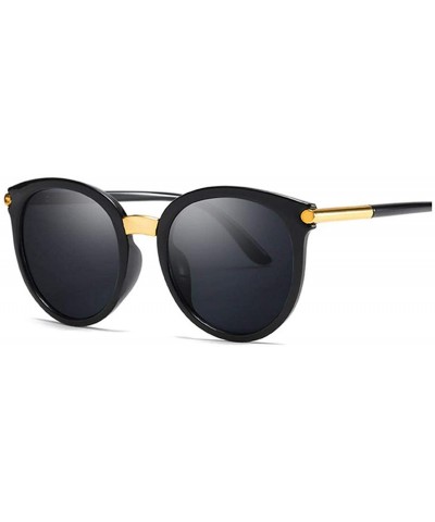 Cat Eye Sunglasses Women Fashion Cheap Mirror Lens Cateye Black White Sun Glasses Shades - Blackgray - CU197Y754R2 $26.87 Cat...
