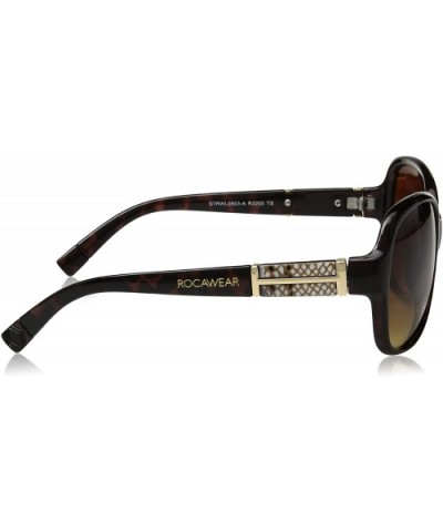 Women's R3200 Non Polarized Oval Sunglasses - 60 mm - Tortoise - C3129HHBF2Z $27.16 Oval