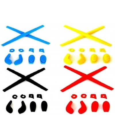 Nose Pads & Earsocks Rubber Kits Juliet-Penny Black/Blue/Red/Yellow - S - CT184ZKL7GA $18.69 Sport