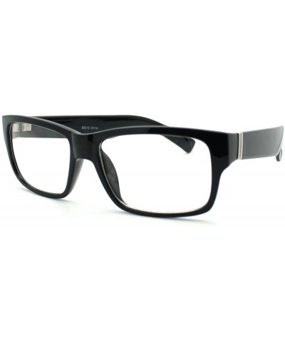 Simple and Clean Classic Plasitc Narrow Lens Optical Glasses Frame - CN11D7OTBHB $6.27 Rectangular
