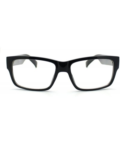 Simple and Clean Classic Plasitc Narrow Lens Optical Glasses Frame - CN11D7OTBHB $6.27 Rectangular