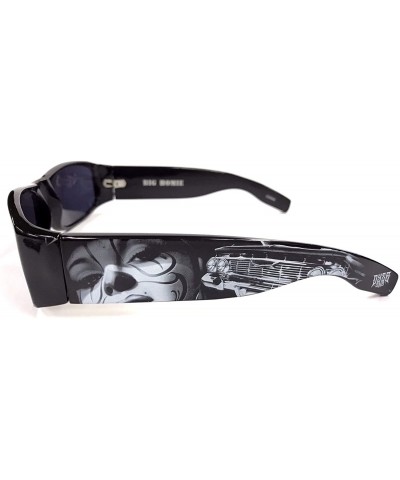 Authentic Shades Barrio Impala Car Clown Black Sunglasses California Lowrider Style - CE1824Y9T32 $12.41 Sport