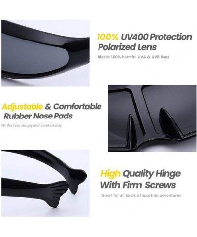 Unisex UV Protection Sunglasses Polarized sports Glasses Lightweight Frame for Driving Cycling Running Fishing - CN18R8RY300 ...