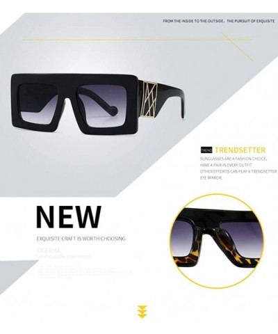 Oversized Sunglasses Arrival Vintage Designer - C1 - C8197ZO3495 $8.91 Oversized