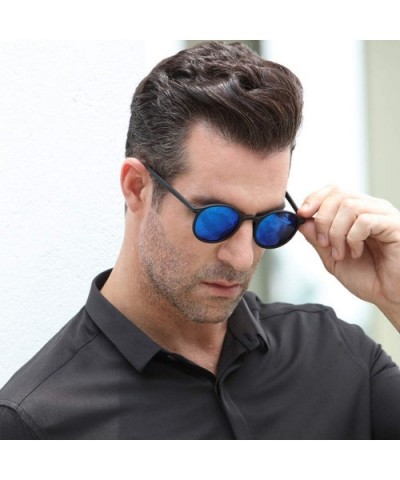 Vintage Women Men Polarized Sunglasses Round Retro Rivet Frame Sun Glasses Goggle Eyewear UV400 Gafas De Sol - C8197A2UK4X $2...