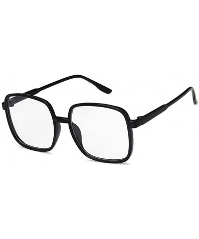Unisex Sunglasses Fashion Bright Black Grey Drive Holiday Square Non-Polarized UV400 - Bright Black White - CD18RLXWSO9 $4.53...