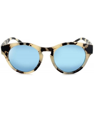 ONE Women's Polarized Rizzo Sunglasses - Matte Beige Marble White - CS18GER2LIU $18.22 Sport